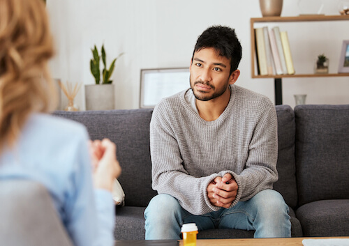 An example of a new therapist that has made a patient feel heard, which in turn makes them more open throughout the entire session and feel safe in sharing their emotions