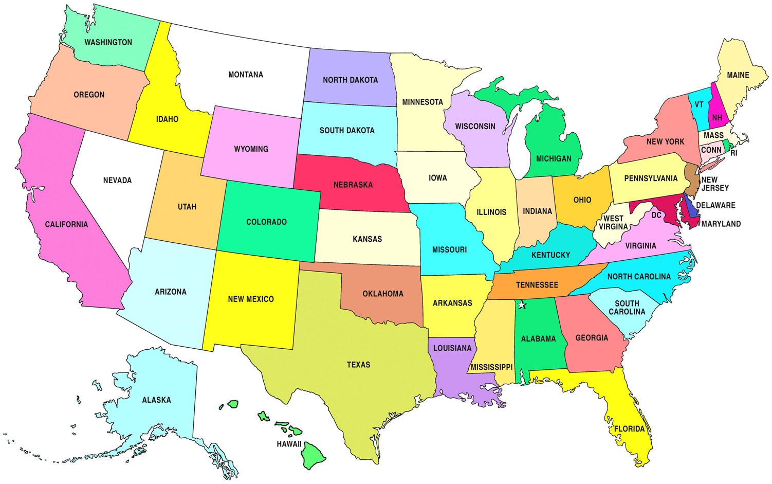 map of states state regulatory requirements