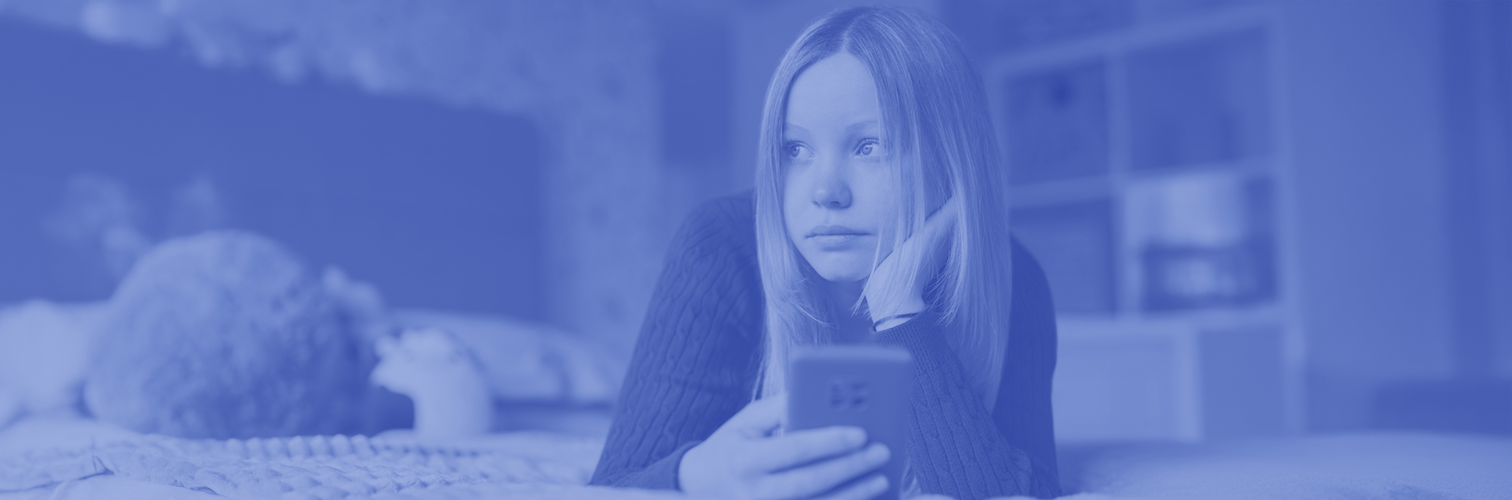 A photo depicting the impact of smartphones, social media use, and youth mental health
